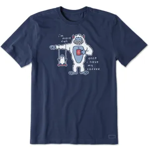 Men's Yeti Fun After Coffee Short Sleeve Crusher Tee Life is Good