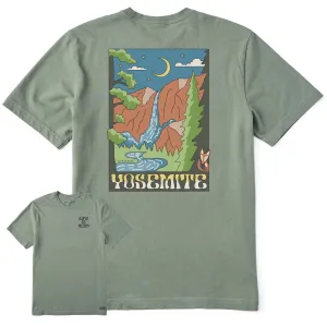 Men's Yosemite Falls Short Sleeve Tee Life is Good