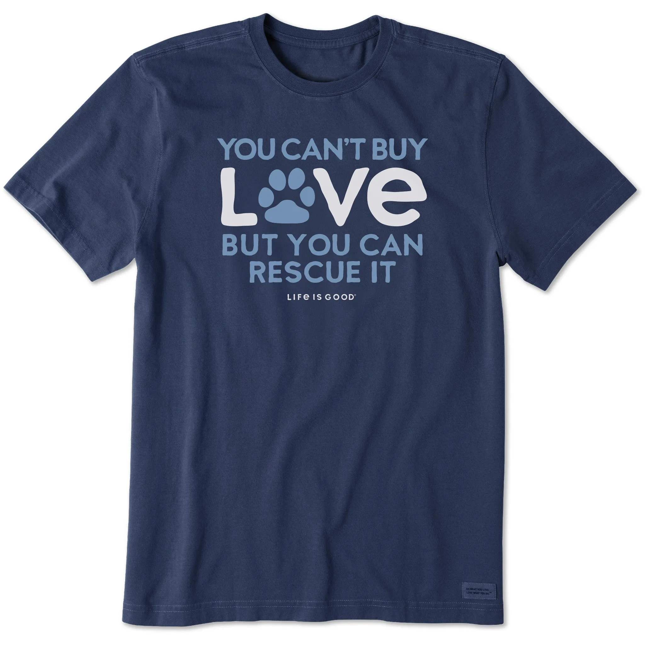 Men's You Can Rescue Love Short Sleeve Tee Life is Good