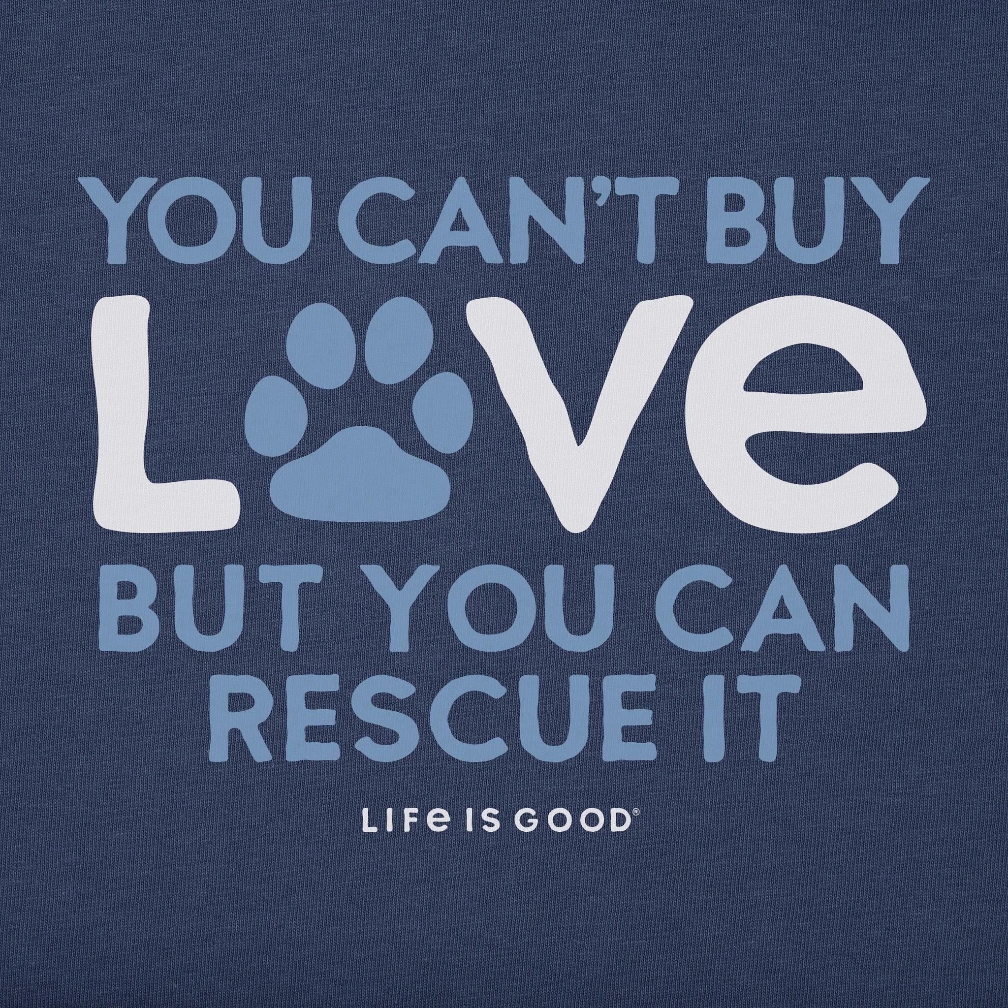Men's You Can Rescue Love Short Sleeve Tee Life is Good