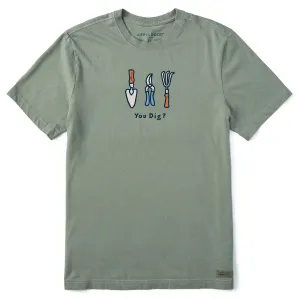 Men's You Dig? Short Sleeve Crusher Tee Life is Good