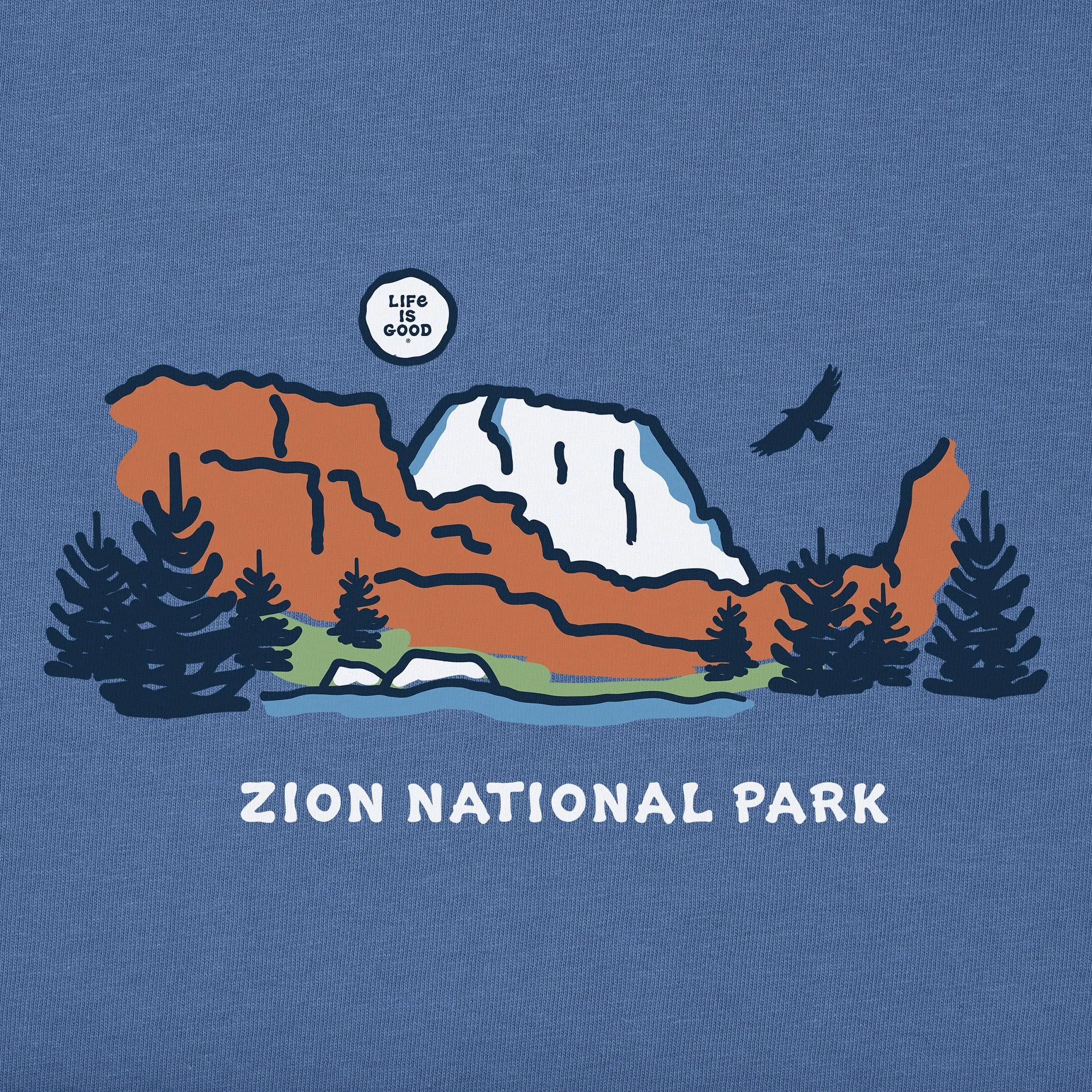Men's Zion Vista Short Sleeve Tee Life is Good