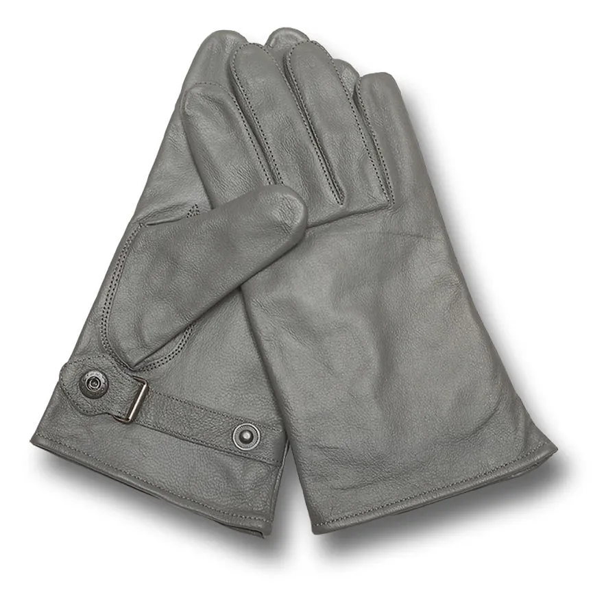MIL-TEC GERMAN LEATHER FLYING GLOVES Silvermans
