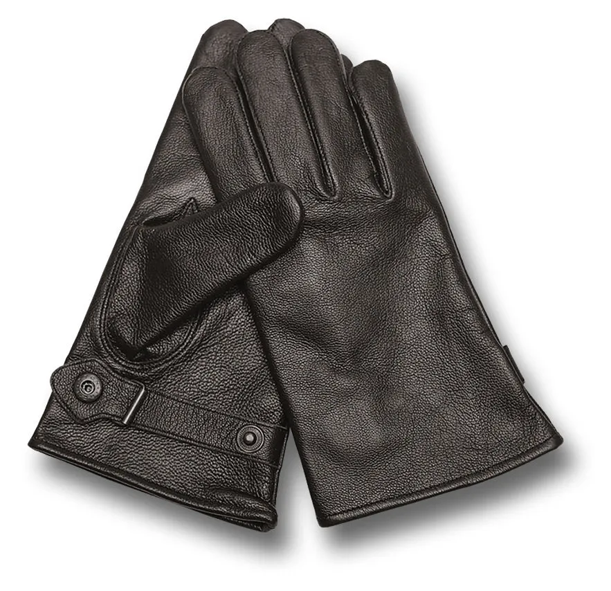 MIL-TEC GERMAN LEATHER FLYING GLOVES Silvermans
