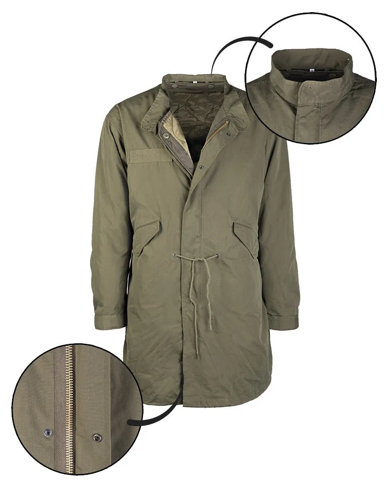 MIL-TEC US ARMY FISHTAIL M65 PARKA WITH LINER Silvermans