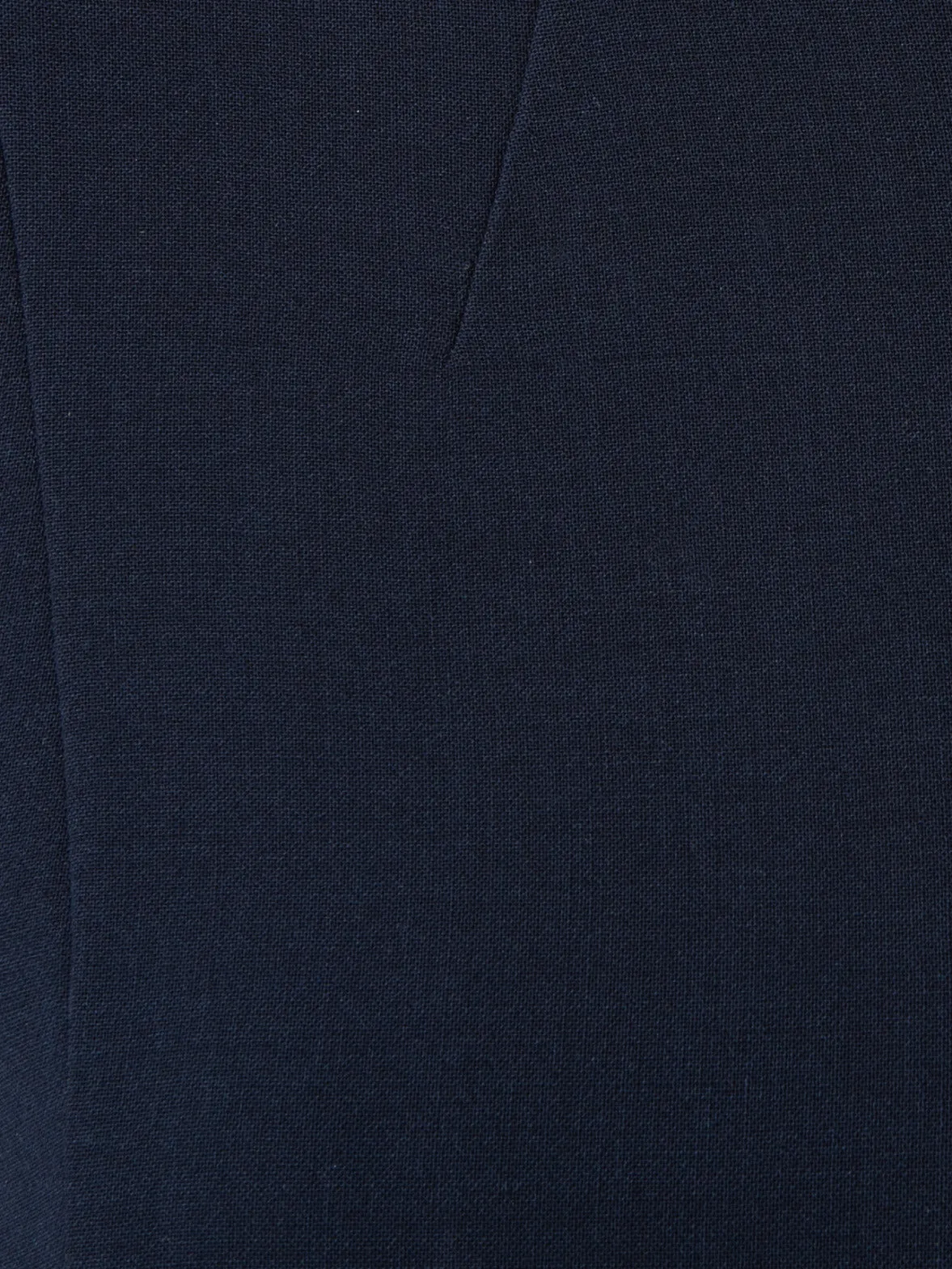 Mock Neck Wool Double-Face Dress 