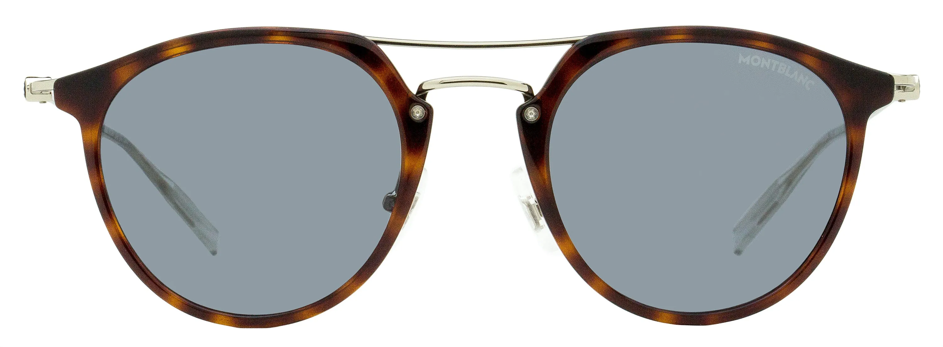 Montblanc Men's Pantos Sunglasses MB0204S 002 Havana/Silver 50mm