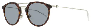 Montblanc Men's Pantos Sunglasses MB0204S 002 Havana/Silver 50mm