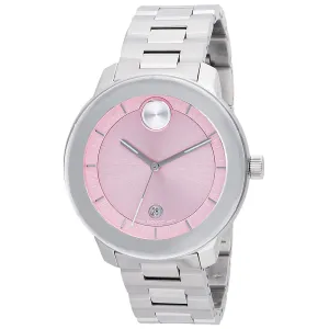 Movado Men's Bold Pink Dial Watch