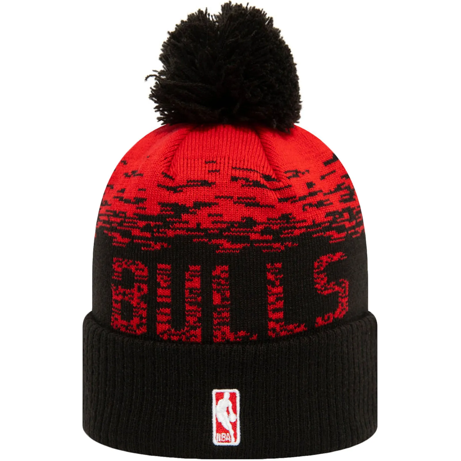 New Era Chicago Bulls NBA Bobble Hat - Black