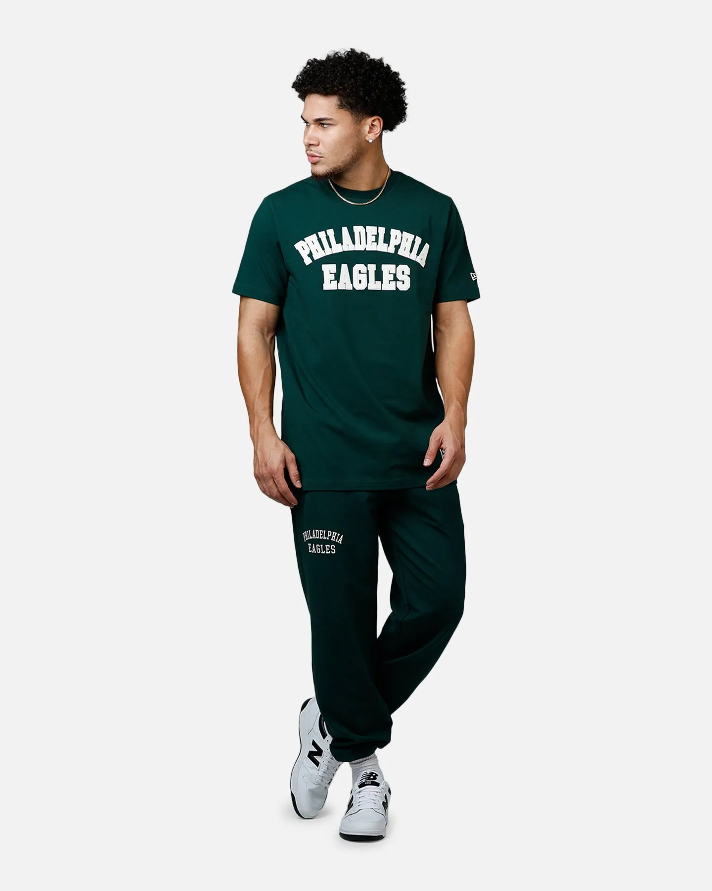 New Era Philadelphia Eagles Logo Select Sweat Pants Dark Green