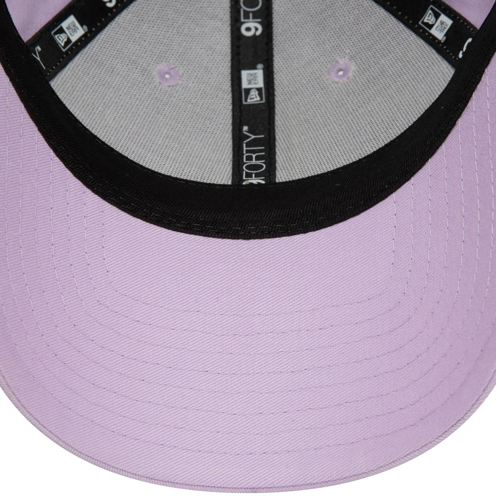 New Era Womens LA Dodgers Metallic Logo 9FORTY Baseball Cap - Purple