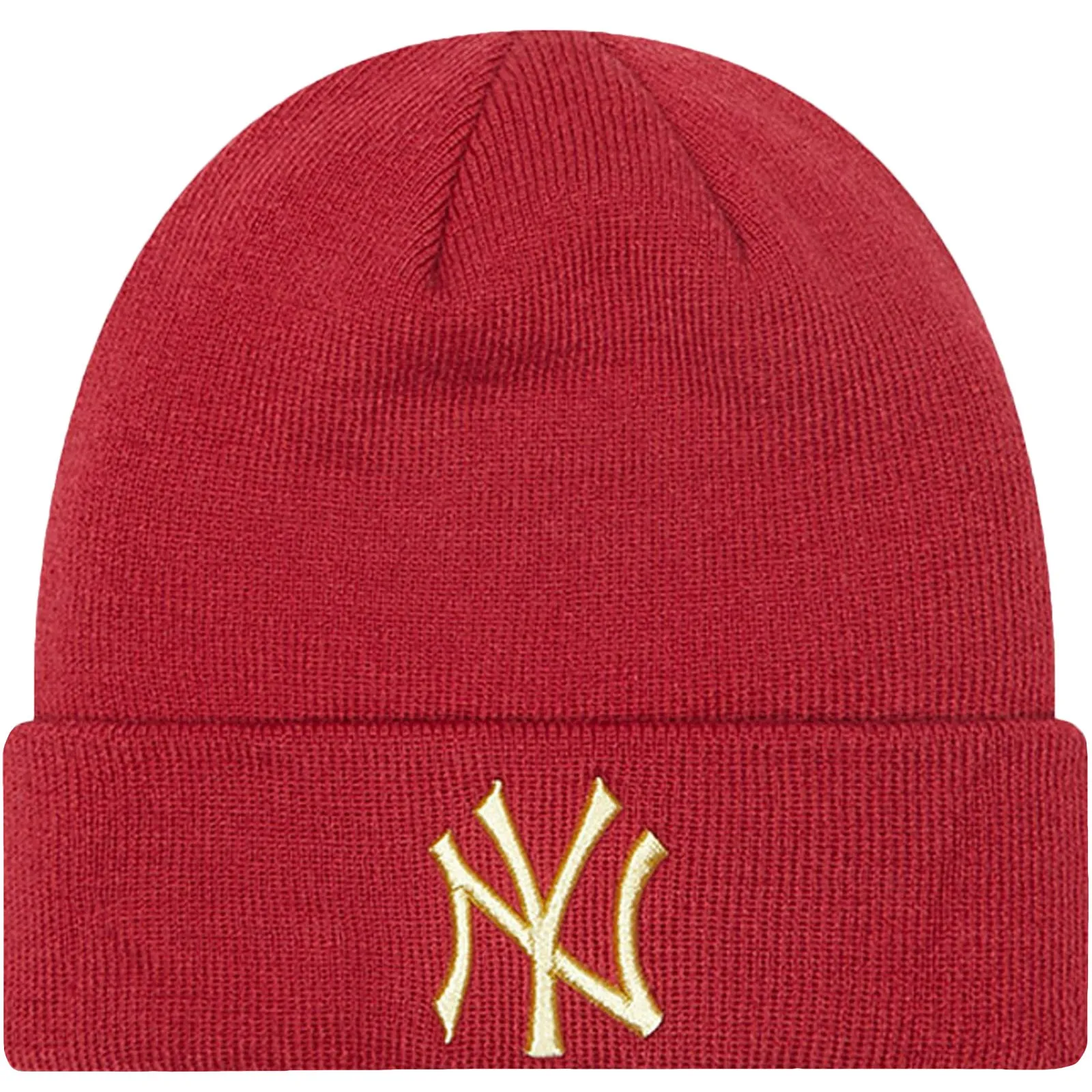 New Era Womens New York Yankees MLB Cuffed Beanie - Red