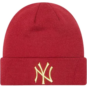 New Era Womens New York Yankees MLB Cuffed Beanie - Red