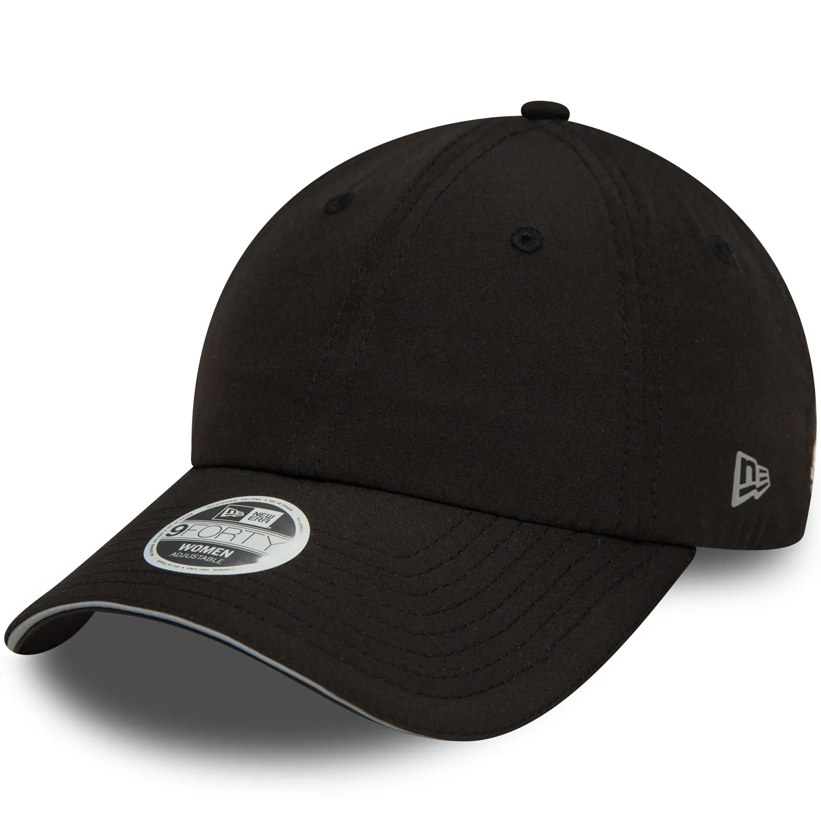 New Era Womens Open Back 9FORTY Baseball Cap - Black