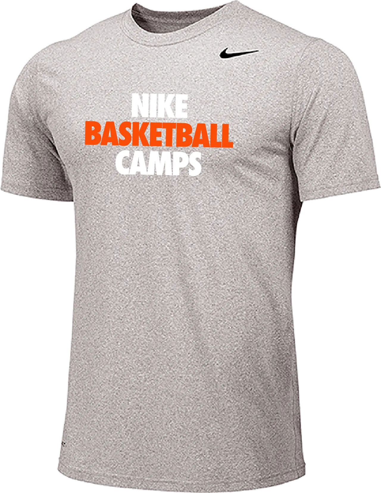 Nike Basketball Camps Short Sleeve Dri-Fit Shirt - Carbon Heather