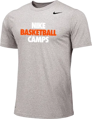 Nike Basketball Camps Short Sleeve Dri-Fit Shirt - Carbon Heather