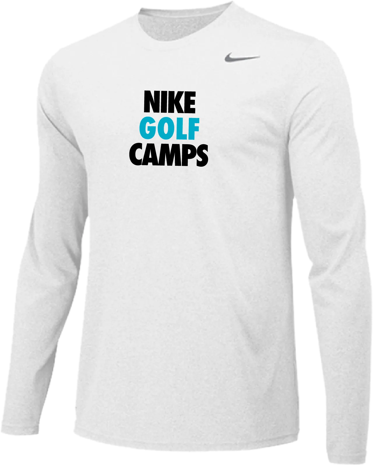Nike Golf Camps Long Sleeve Dri-Fit Tee - White
