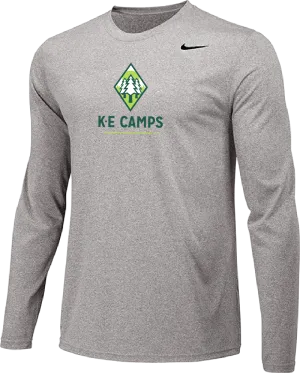 Nike KE Camps Long Sleeve Dri-Fit Tee - Heather Gray