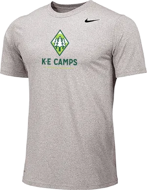 Nike KE Camps Short Sleeve Dri-Fit Tee - Carbon Heather
