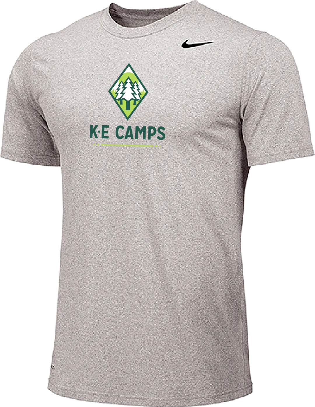 Nike KE Camps Short Sleeve Dri-Fit Tee - Carbon Heather