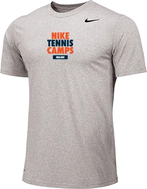 Nike Pepperdine Tennis Camps Short Sleeve Dri-Fit Tee - Carbon Heather