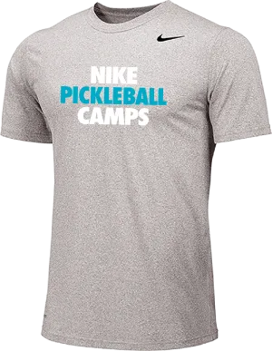 Nike Pickleball Camps Short Sleeve Dri-Fit Tee - Carbon Heather