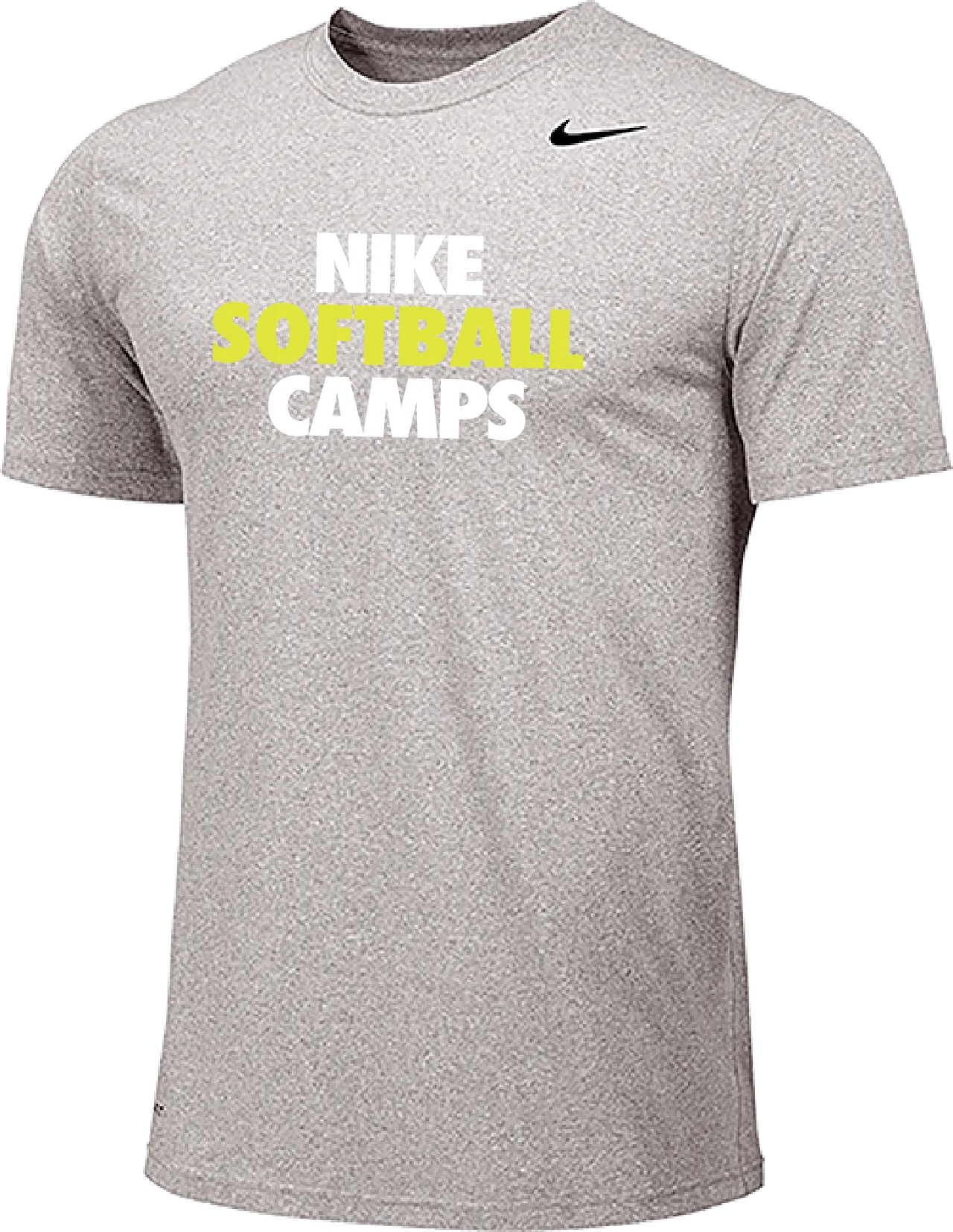 Nike Softball Camps Short Sleeve Dri-Fit Tee - Carbon Heather