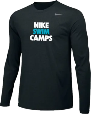 Nike Swim Camps Long Sleeve Dri-Fit Tee - Black