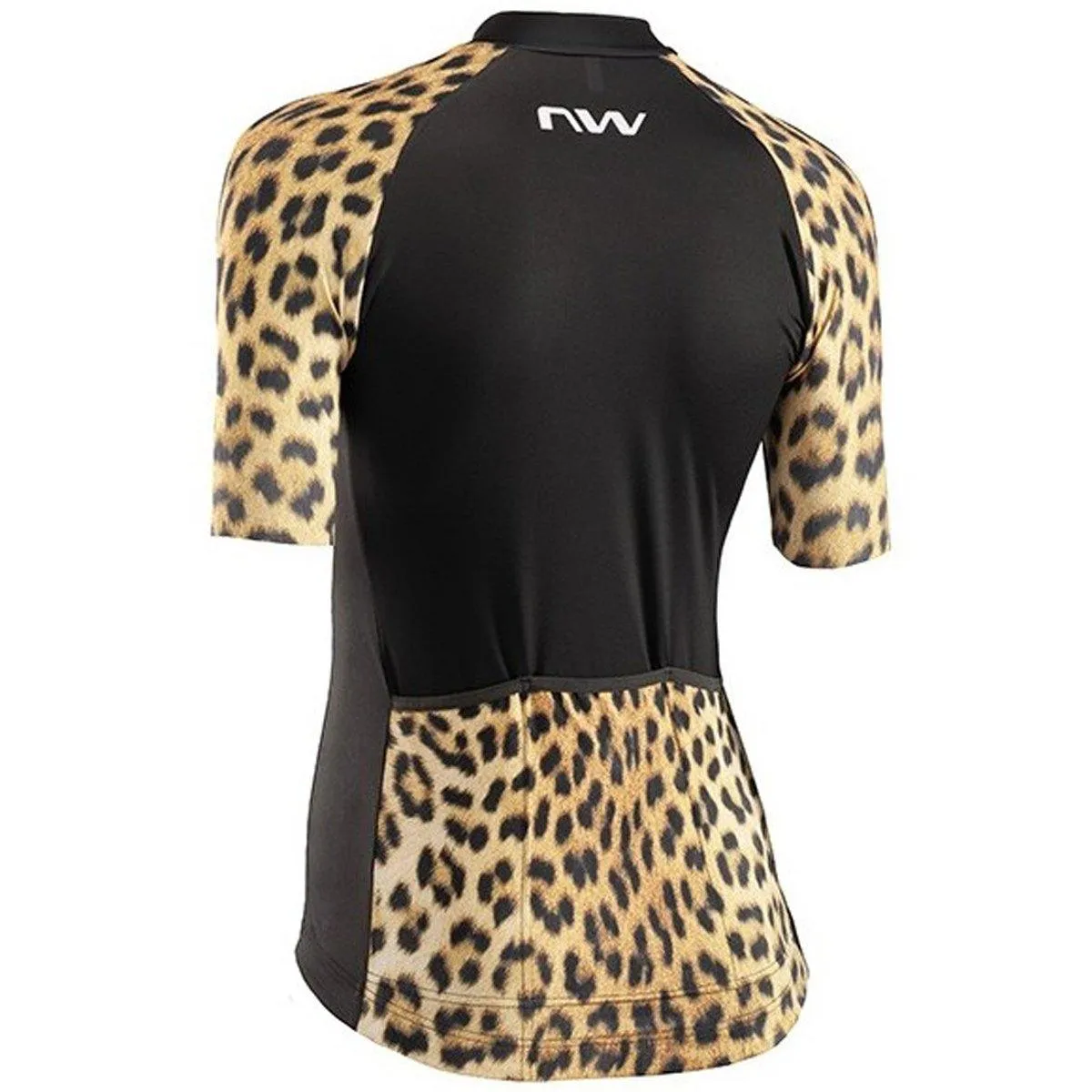 Northwave Wild Womens Cycling Jersey (Leopard/Black)