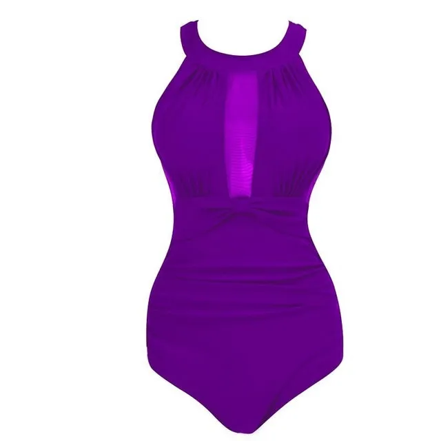 One-Piece Suit Monokini Plus Size Swimwear Anna Kay Co