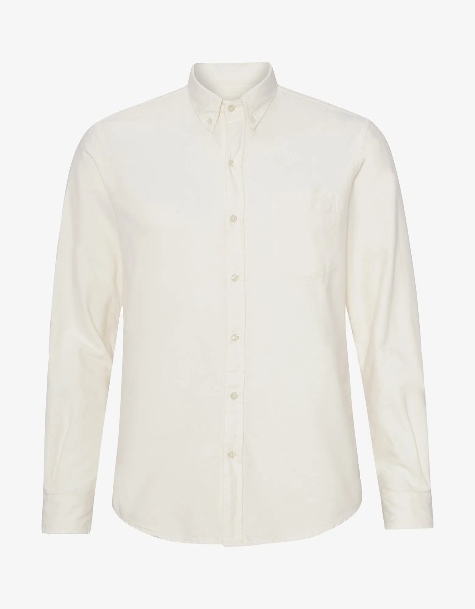 Organic Button Down Shirt - Ivory White