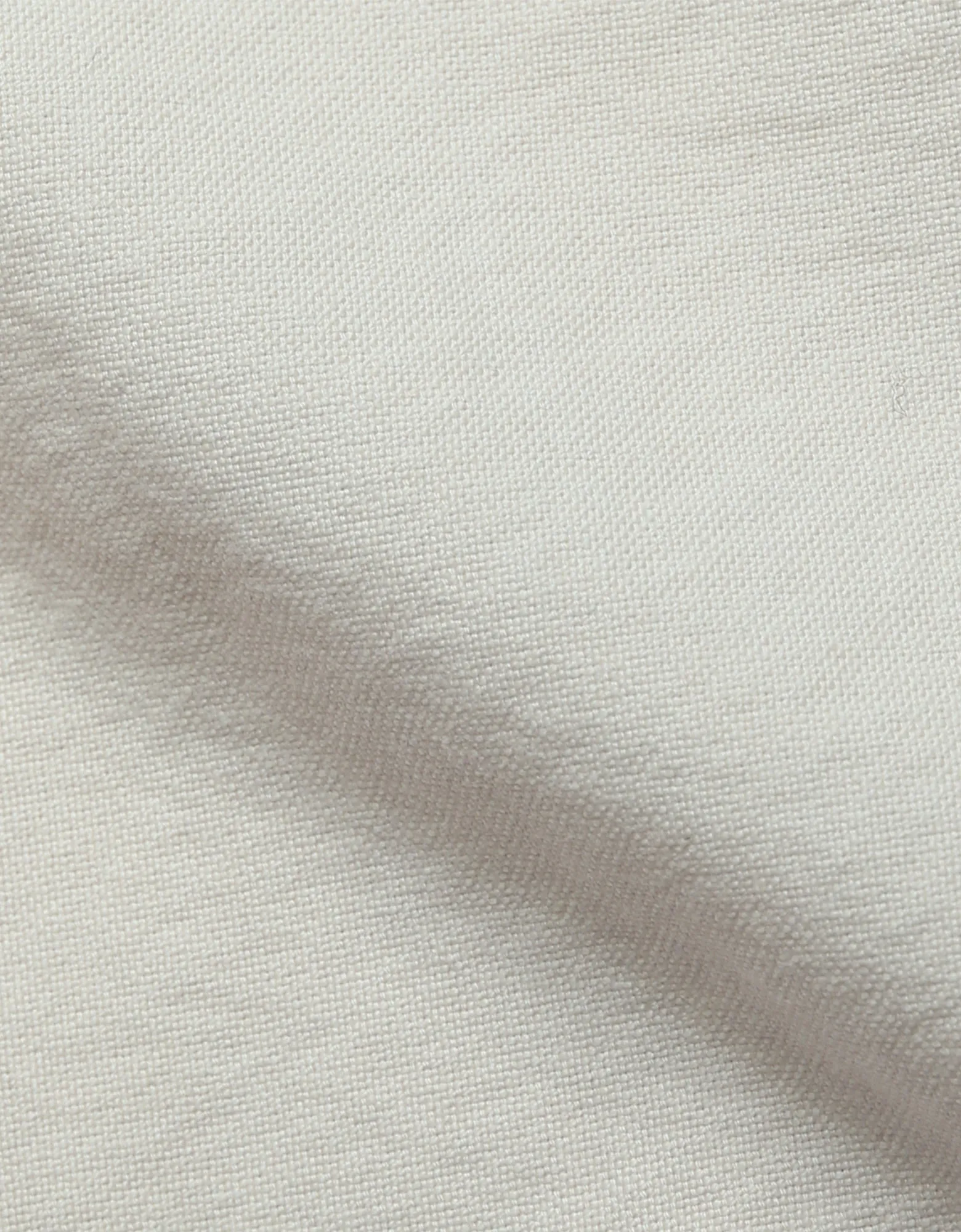 Organic Button Down Shirt - Ivory White