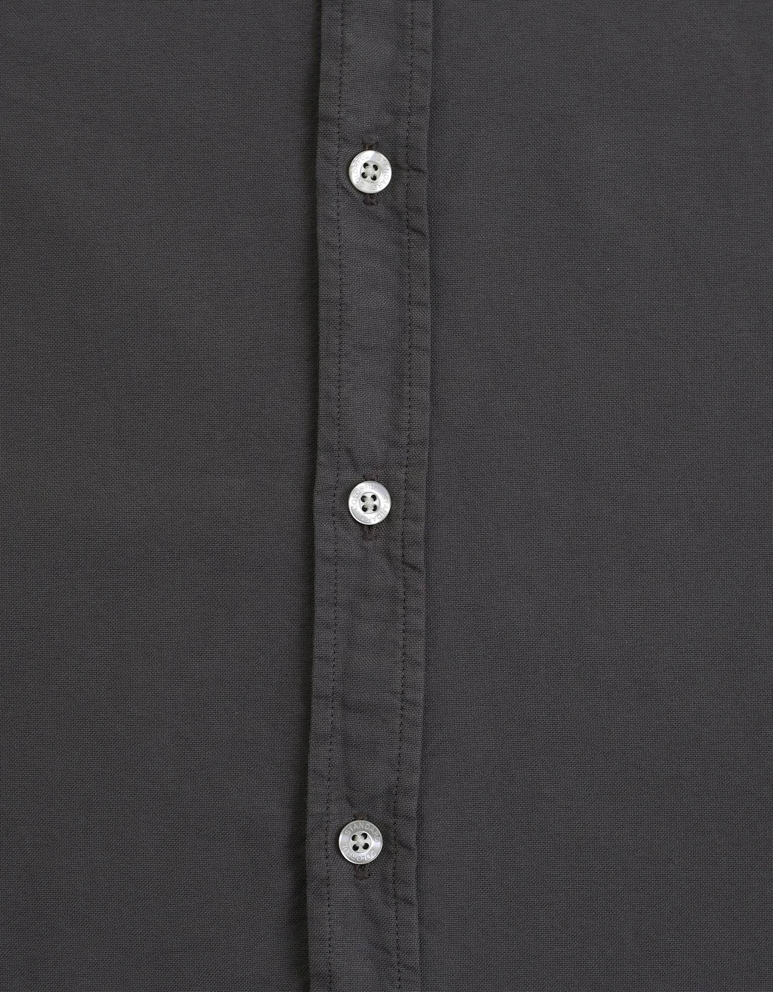 Organic Button Down Shirt - Petrol Blue