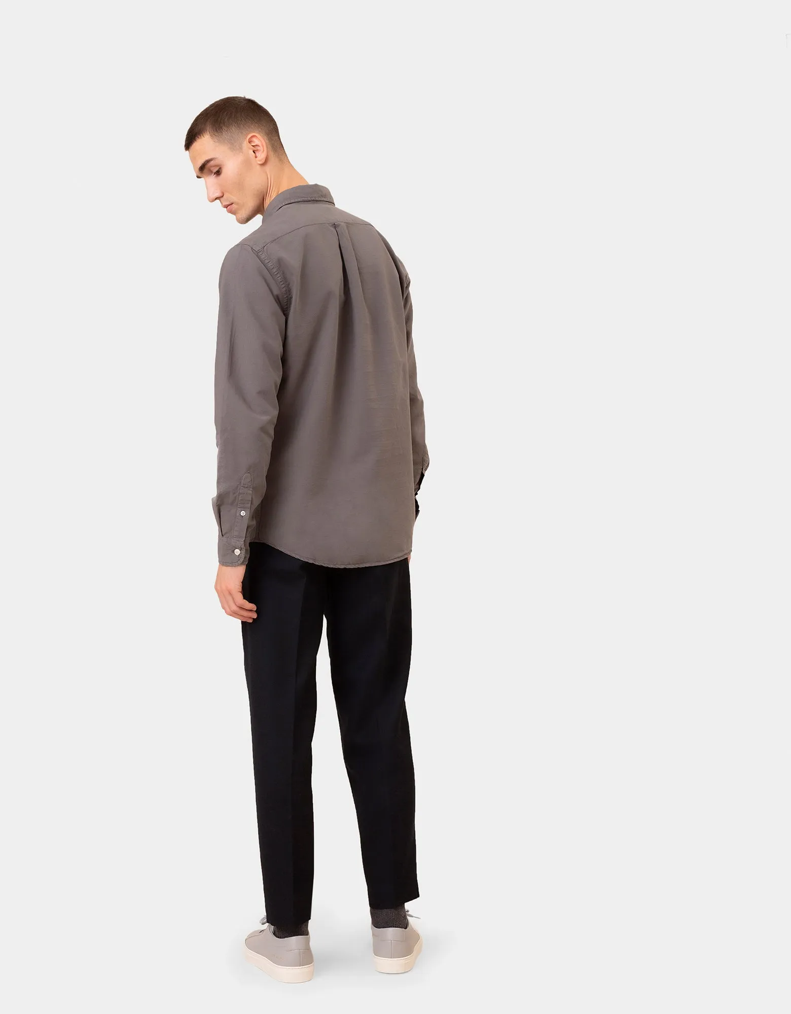 Organic Button Down Shirt - Sahara Camel