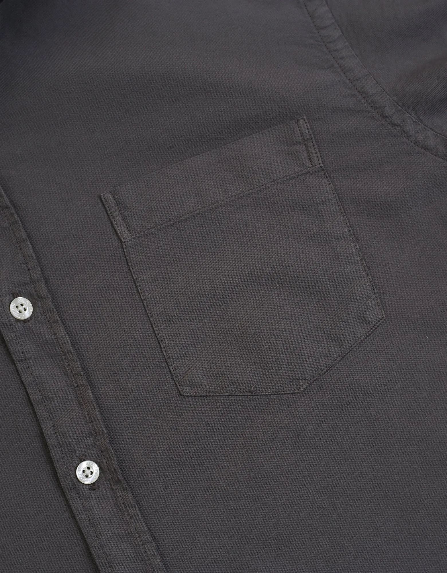 Organic Button Down Shirt - Soft Yellow