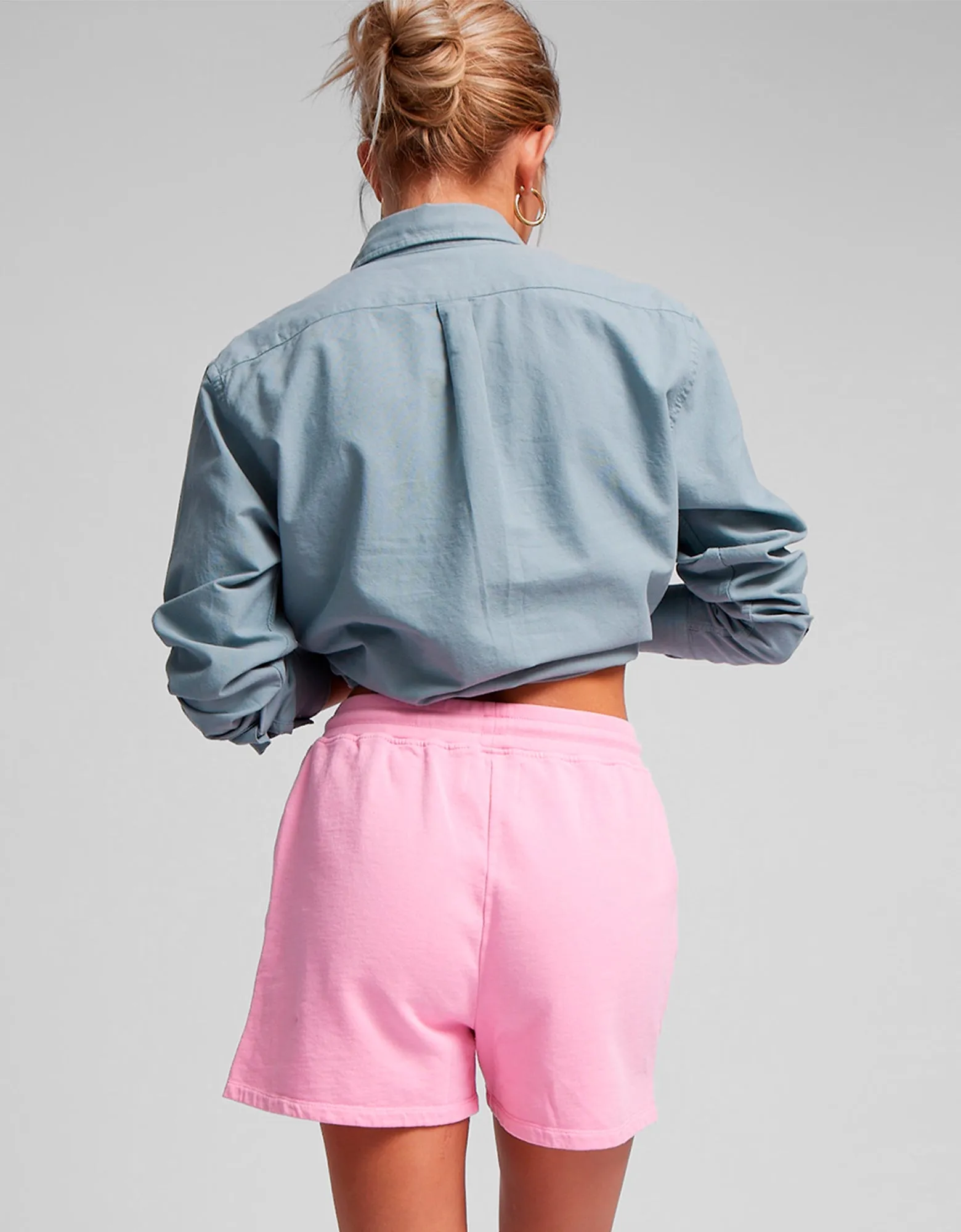 Organic Button Down Shirt - Soft Yellow