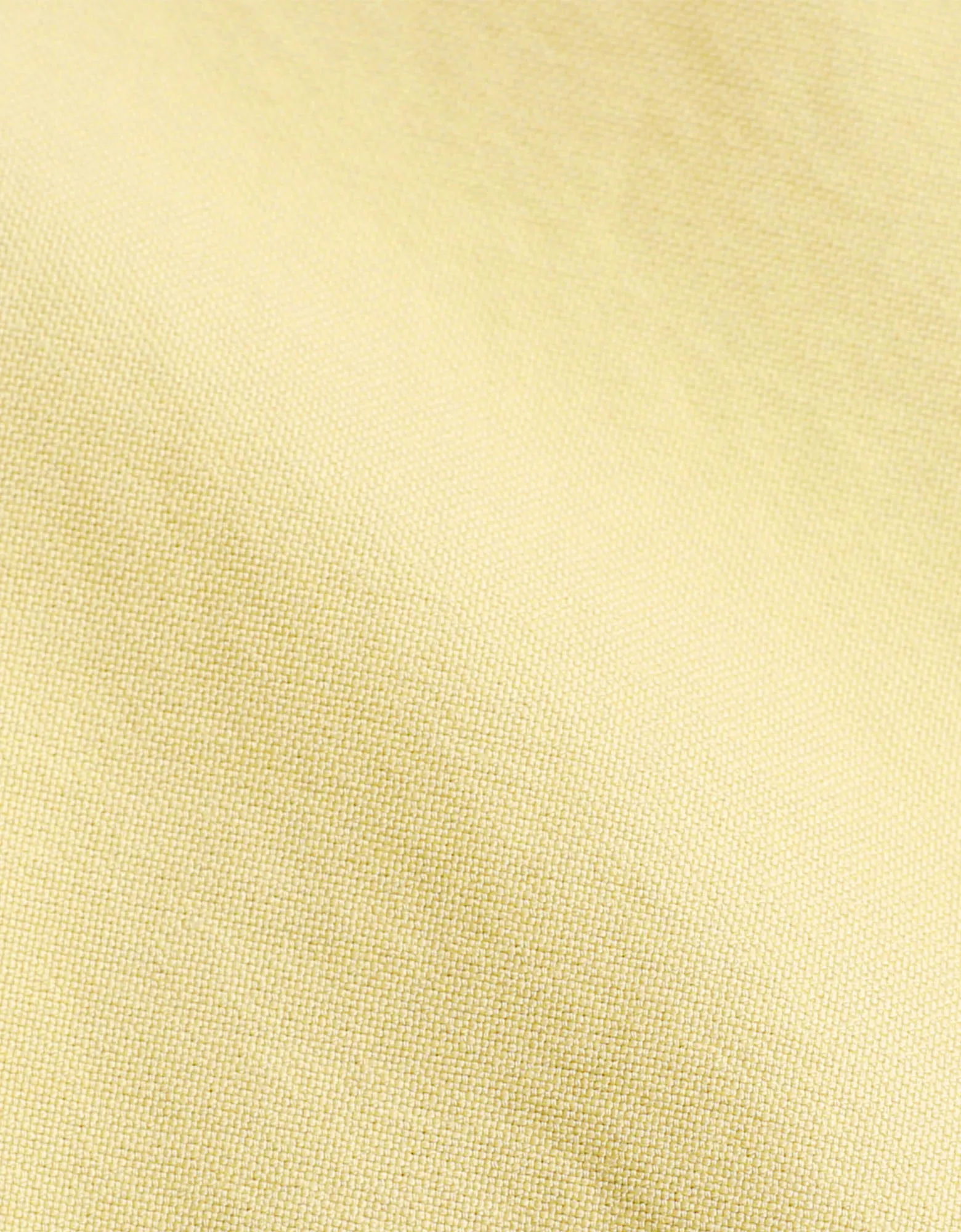 Organic Button Down Shirt - Soft Yellow