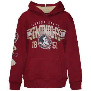 Outerstuff Kid's Florida State Seminoles/Seminole Logo Pullover Hood - Garnet