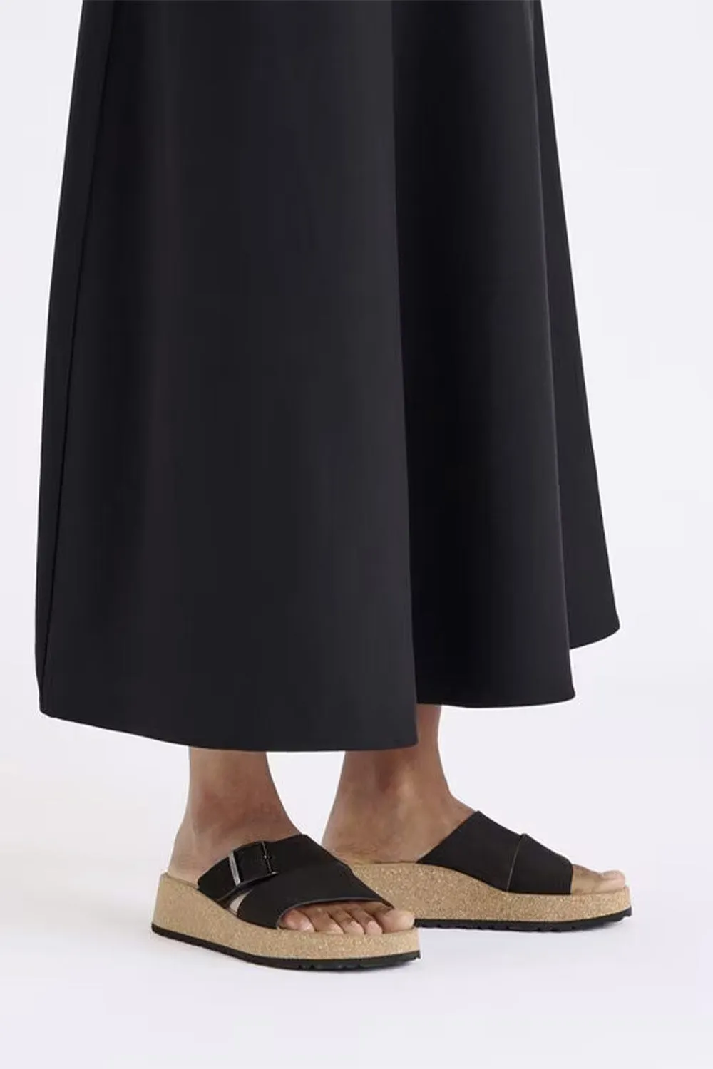 Papillio by Birkenstock Almina Nubuck Sandals for Women in Black | 1029100