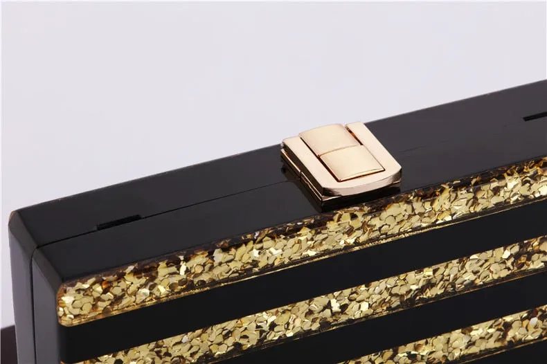 Patchwork Acrylic Sequins Clutch Bag Anna Kay Co