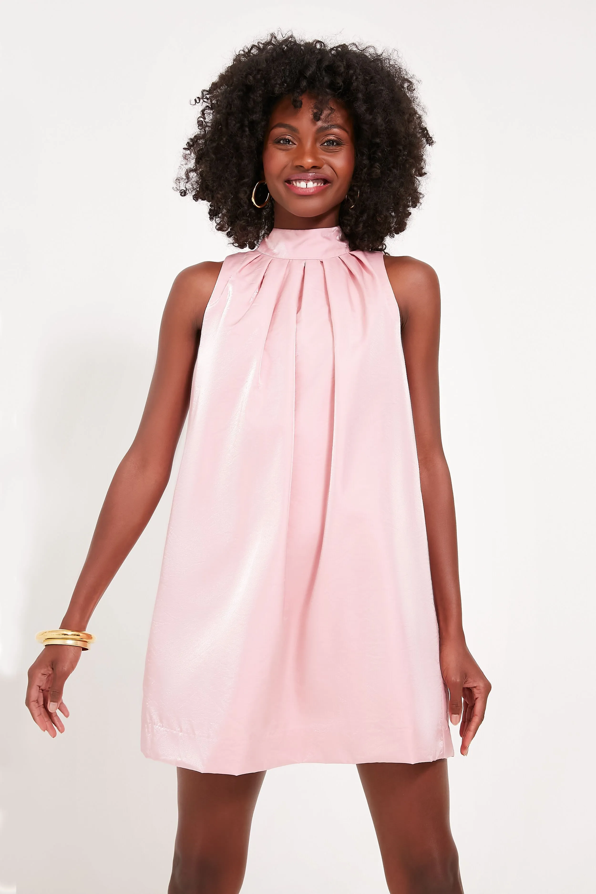 Pink Bobbi Mini Dress with Bow