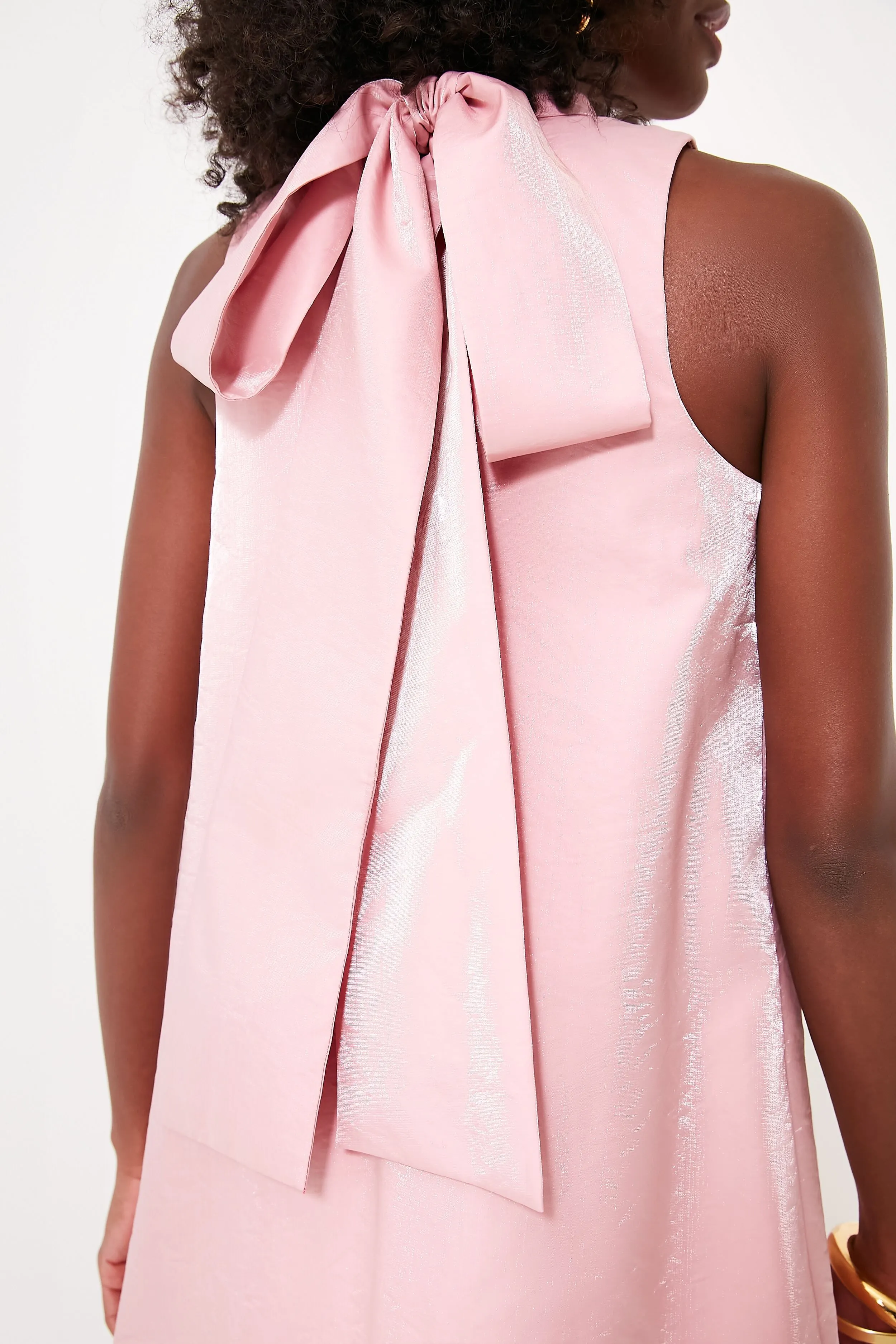 Pink Bobbi Mini Dress with Bow