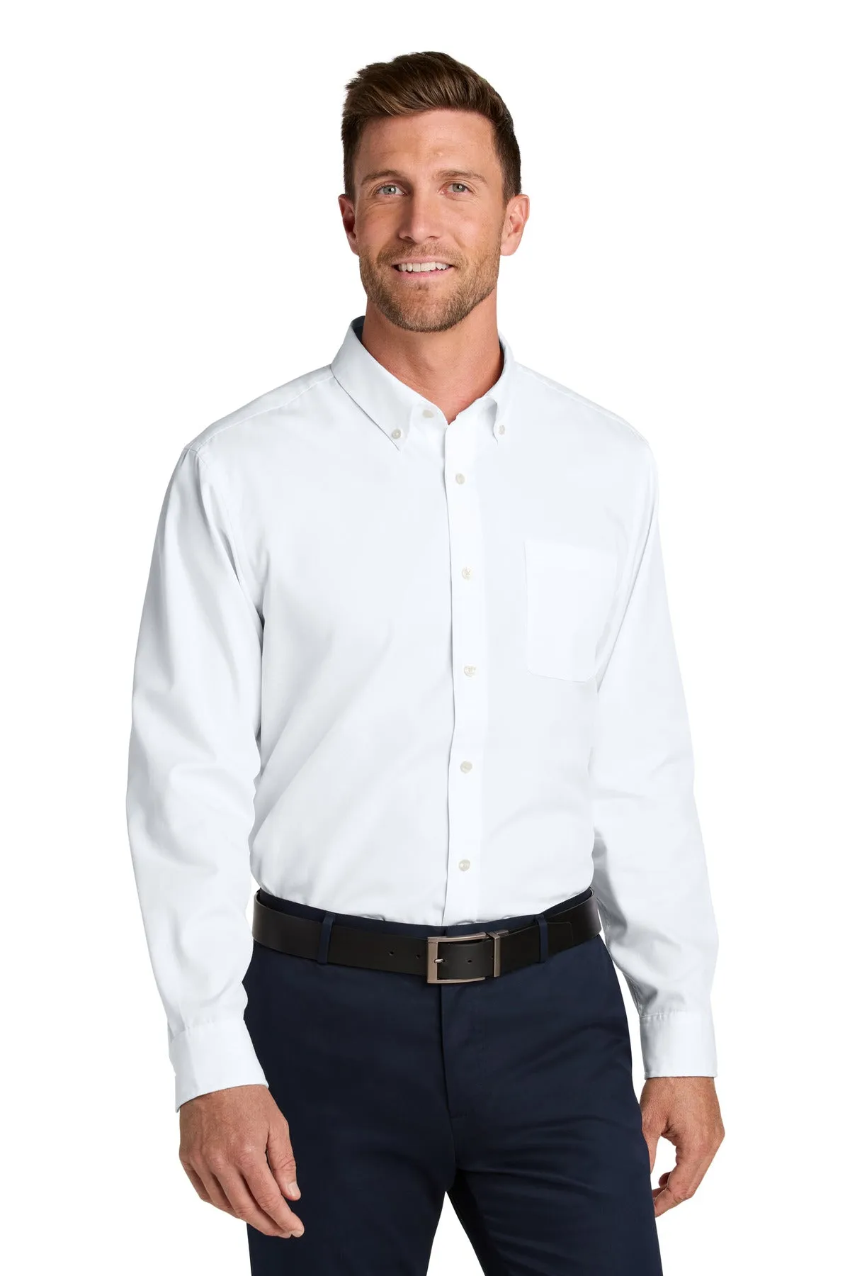 Port Authority Long Sleeve Nailhead Easy Care Shirt
