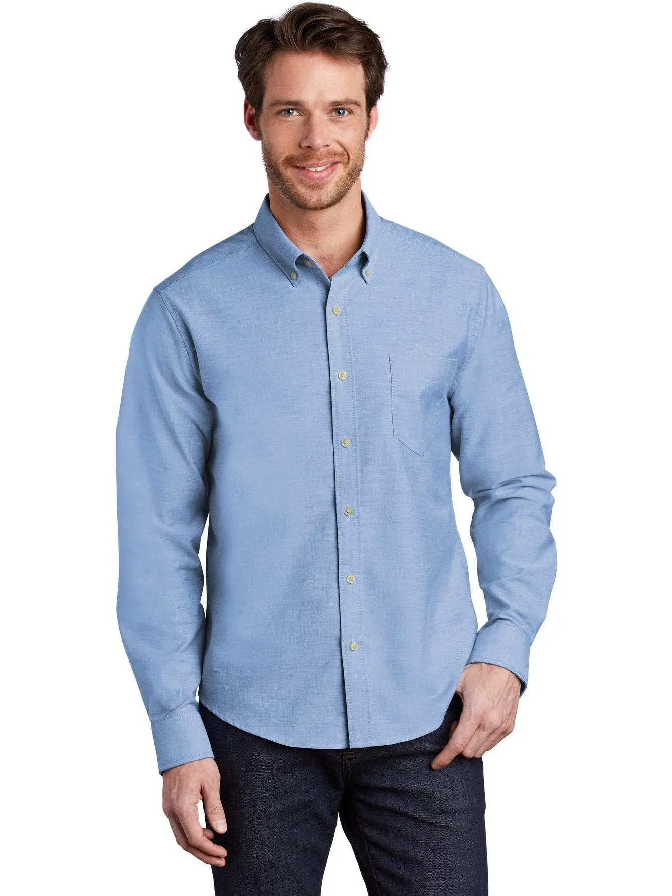 Port Authority Untucked Fit SuperPro Oxford Shirt