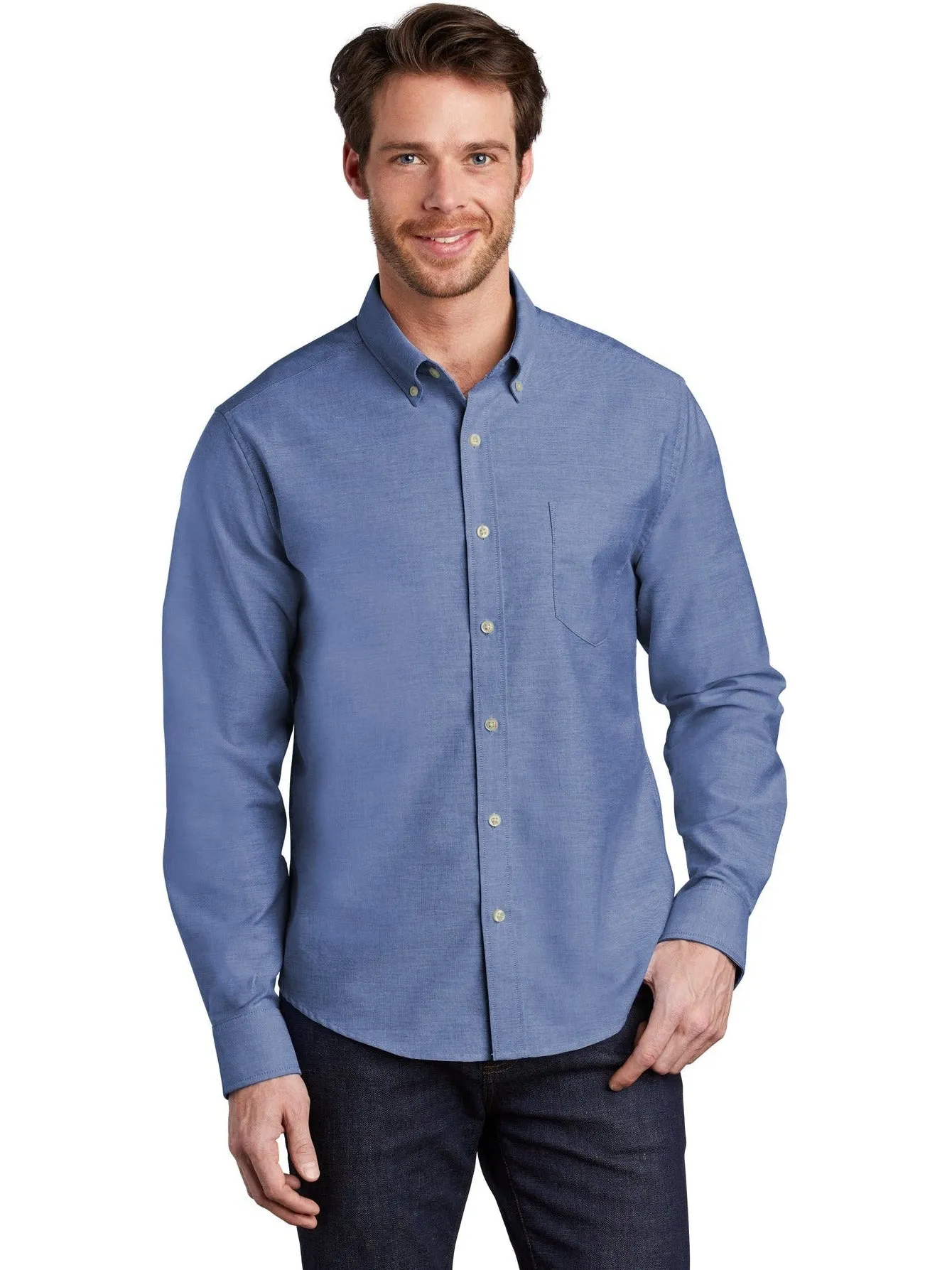 Port Authority Untucked Fit SuperPro Oxford Shirt