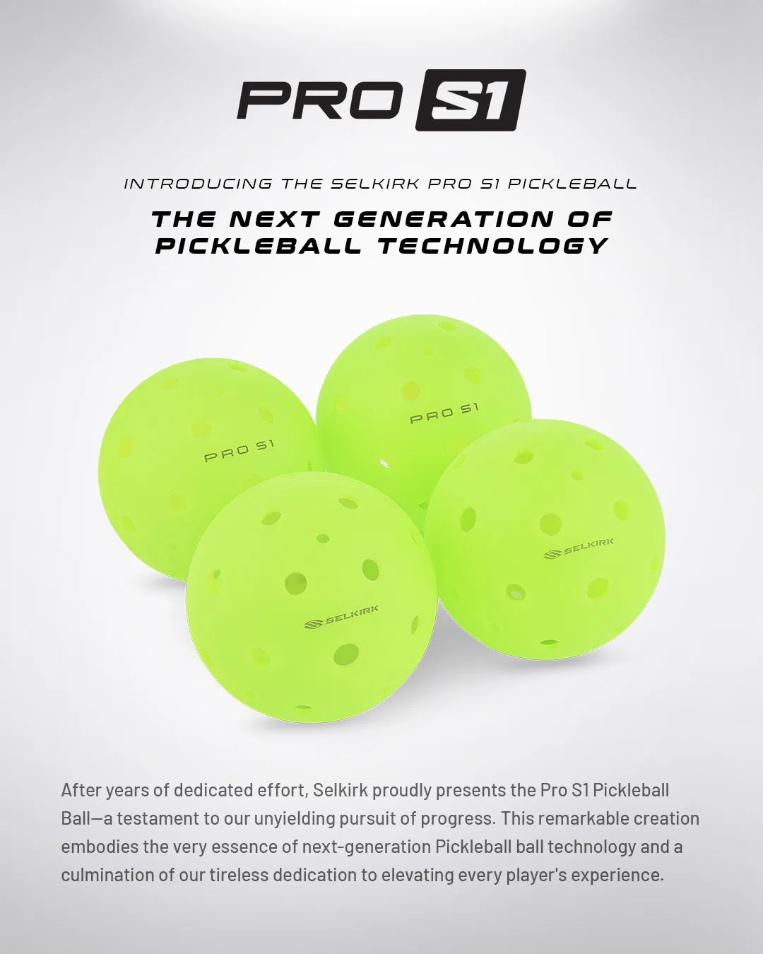 Pro S1 Pickleball - 12 Pack