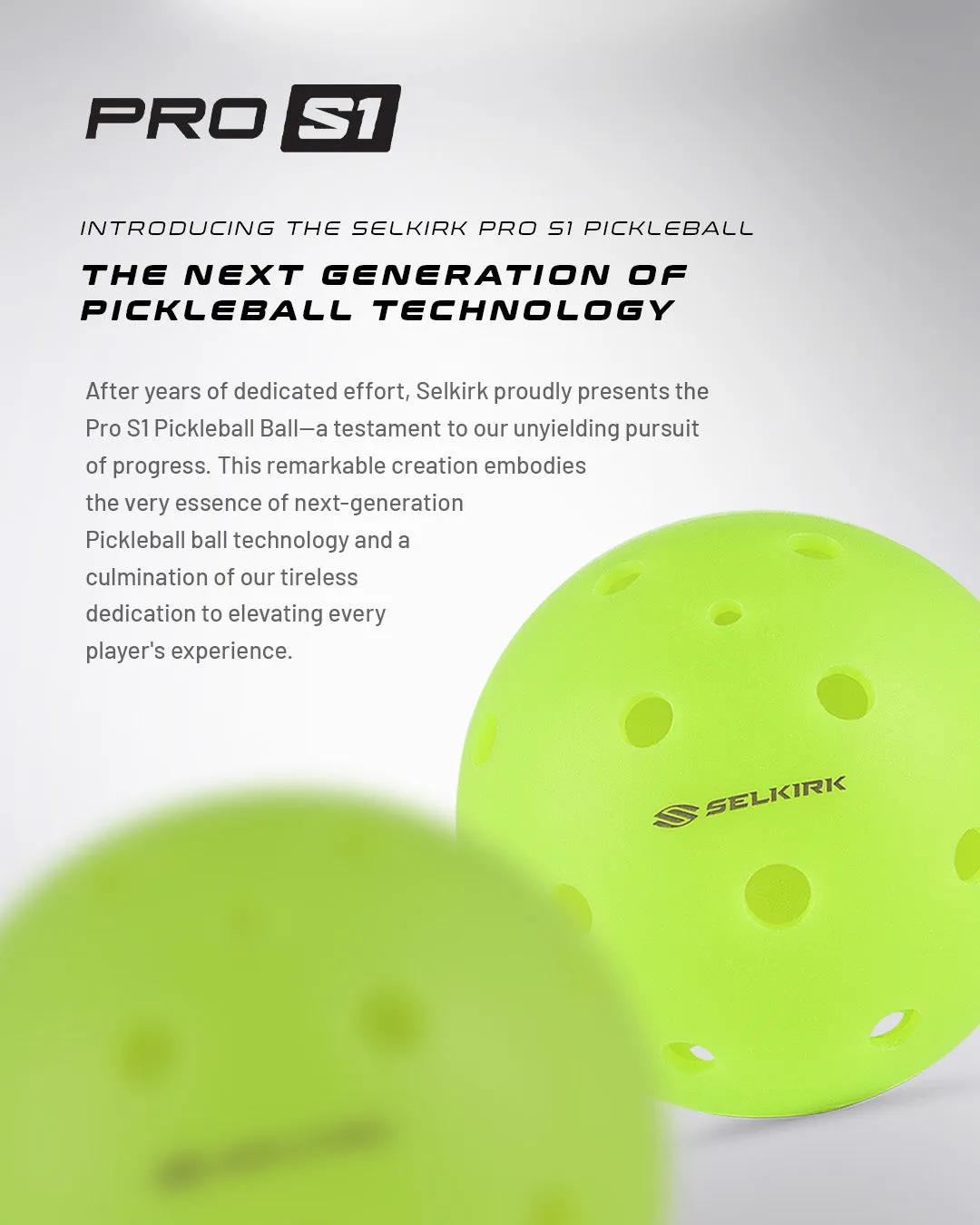Pro S1 Pickleball - 12 Pack