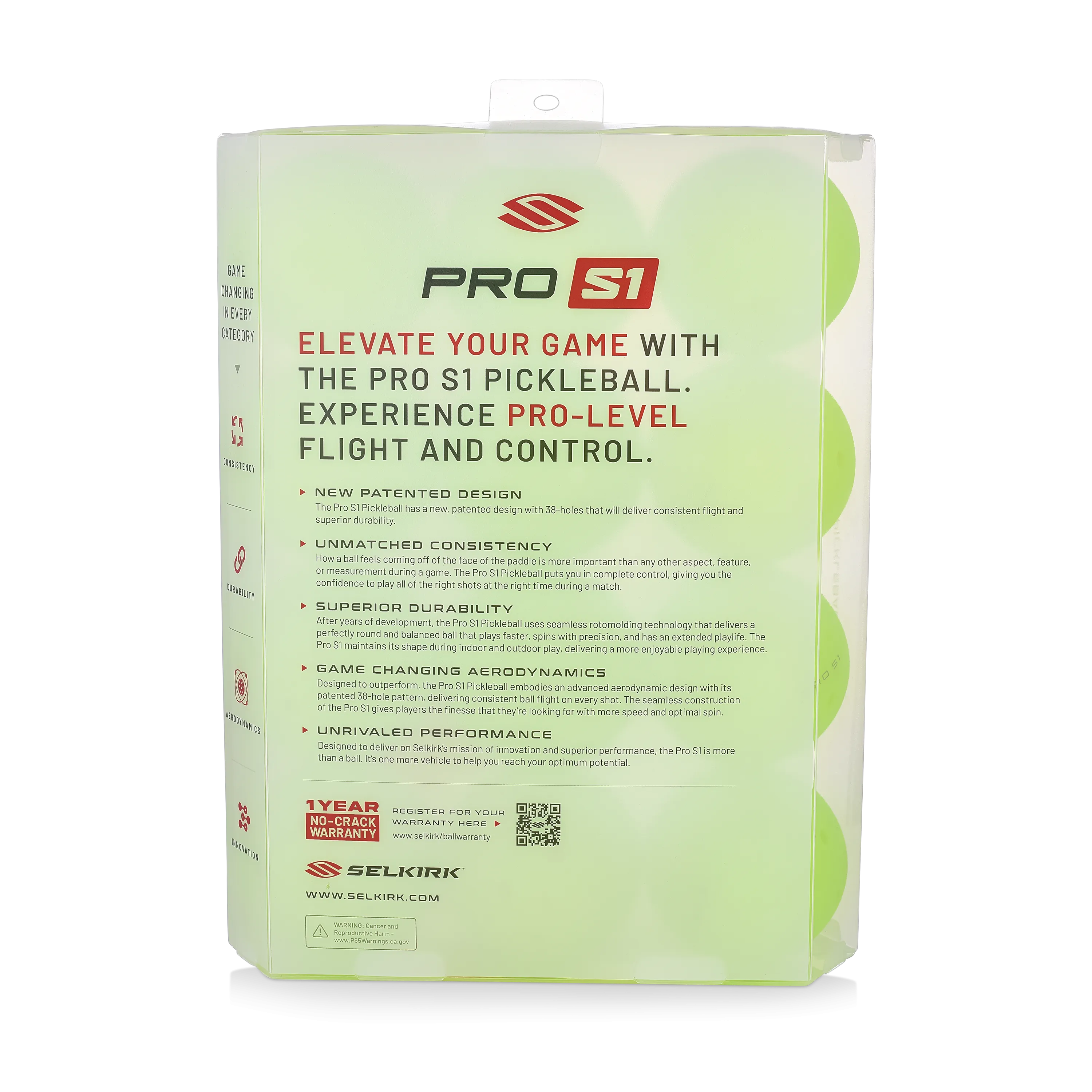 Pro S1 Pickleball - 12 Pack