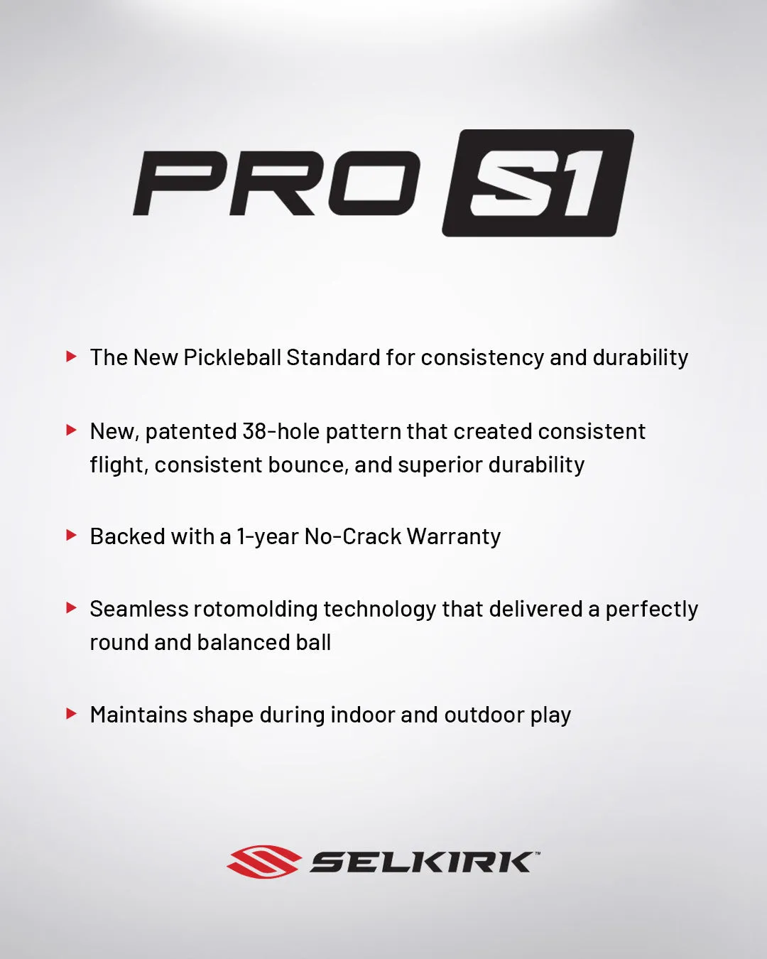 Pro S1 Pickleball - 12 Pack